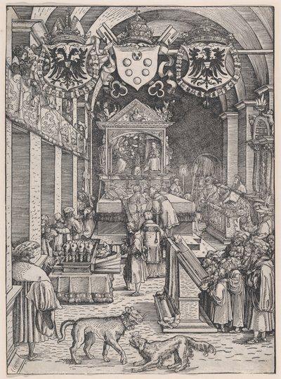 Missa de Audiência de Maximiliano I, c. 1515. de Hans Weiditz