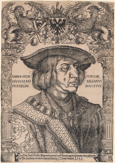 Imperador Maximiliano I de Hans Weiditz, II, after Albrecht Dürer