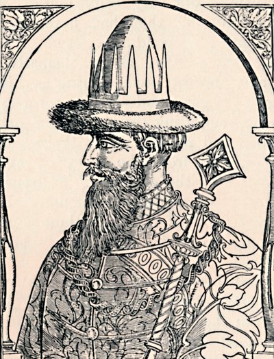O czar Ivan, o Terrível, 1590, 1903 de Hans Wengel