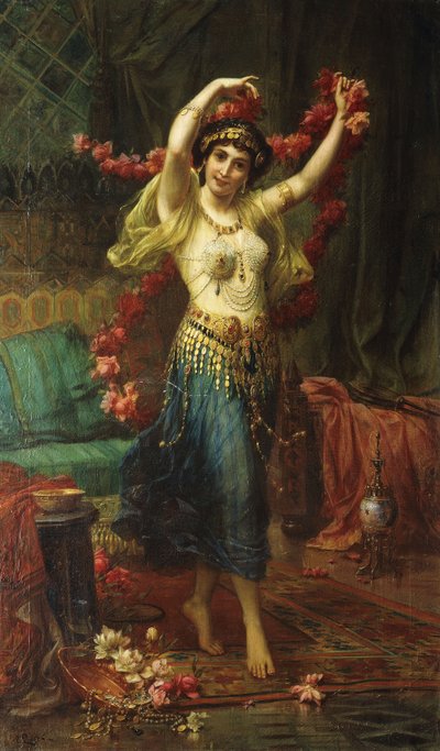 Uma odalisca de Hans Zatzka