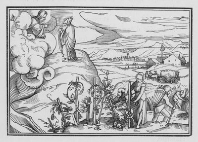 Certas Leis Morais e Cerimoniais Comandadas por Deus, Levítico XIX, 1, 2 de Hans after Holbein the Younger