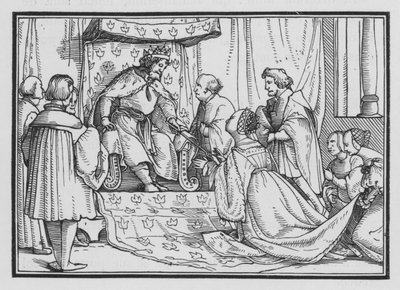 Ester é a rainha coroada, Ester II, 17 de Hans after Holbein the Younger