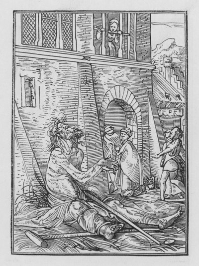 Dança da Morte de Holbein: O Mendigo de Hans after Holbein the Younger
