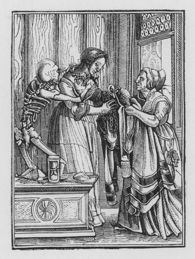 Dança da Morte de Holbein: A Condessa de Hans after Holbein the Younger
