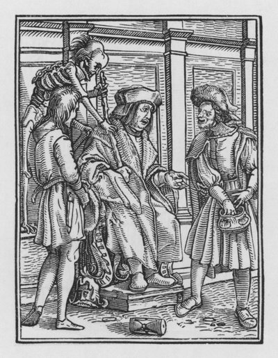 A Dança da Morte de Holbein: O Juiz de Hans after Holbein the Younger