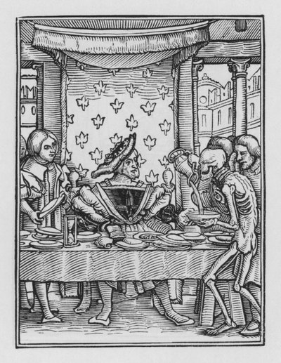Dança da Morte de Holbein: O Rei de Hans after Holbein the Younger