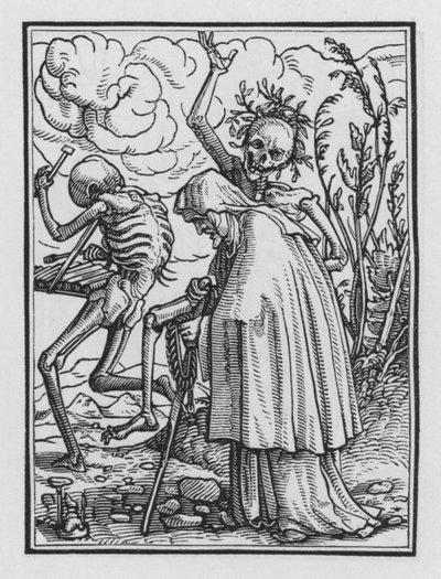 Dança da Morte de Holbein: A Velha de Hans after Holbein the Younger