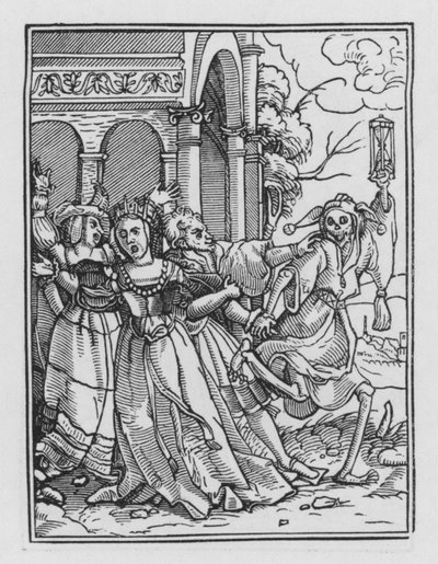 Dança da Morte de Holbein: A Rainha de Hans after Holbein the Younger