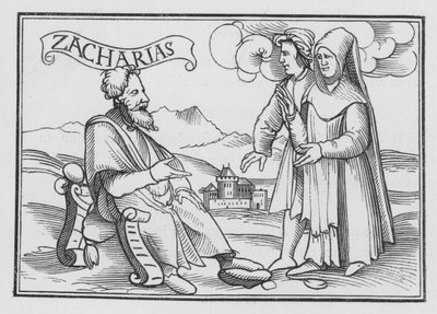 Zacarias Exorta ao Arrependimento, Zacarias I, 3 de Hans after Holbein the Younger