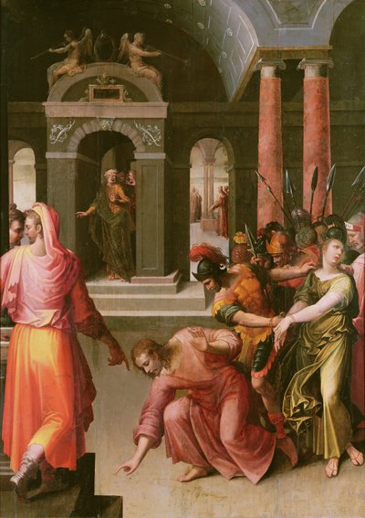 A adúltera de Hans or Jan Vredeman de Vries