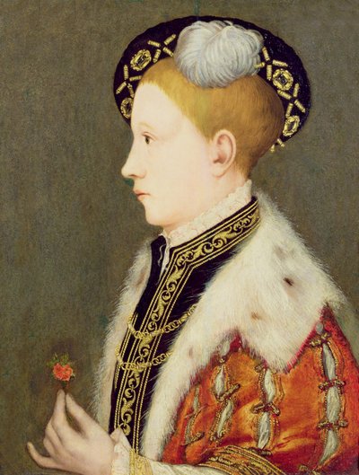 Rei Eduardo VI (1537-1553) de Hans school of Holbein