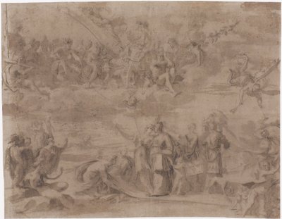 Representação alegórica de Hans von Aachen (possibly)