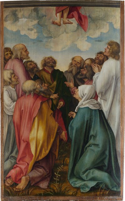 A Ascensão de Cristo de Hans von Kulmbach