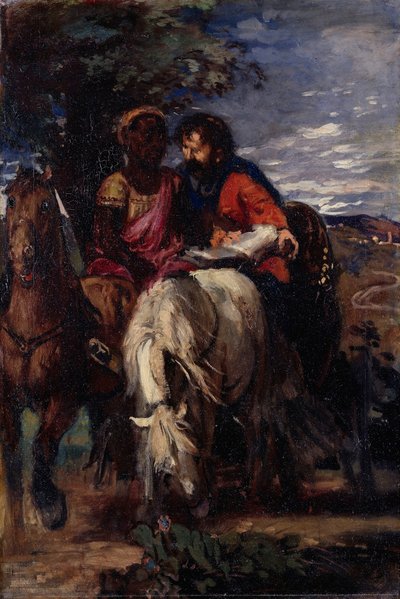 Filipe e o camareiro de Hans von Marées