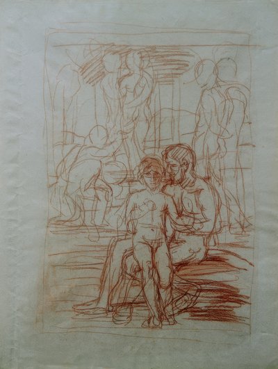 Estudo de composição para a "Era de Ouro" de Hans von Marées