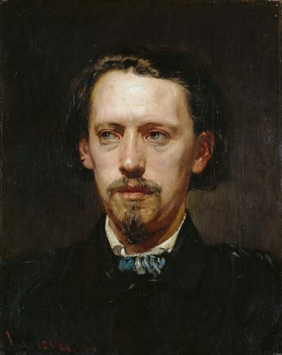 Retrato de Heinrich Anton Heger 1832-1888, 1861. de Hans von Marées
