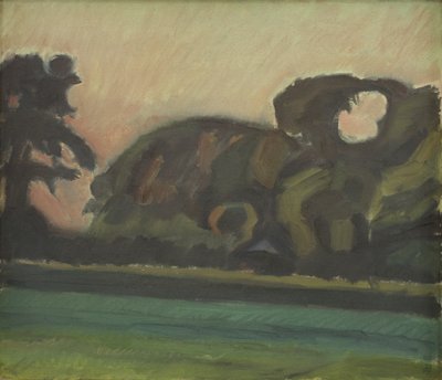 Paisagem após o pôr do sol de Harald Giersing