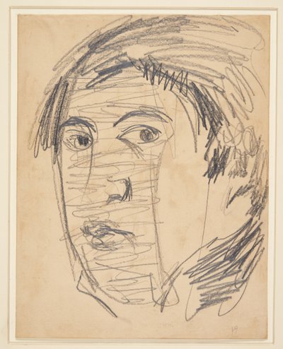 Auto-retrato. 3/4 perfil para a esquerda de Harald Giersing