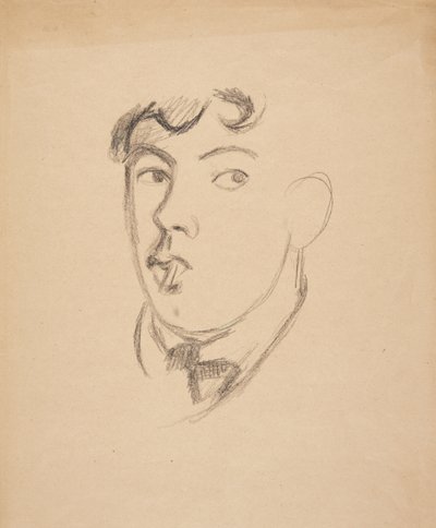 Autorretrato com cigarro de Harald Giersing