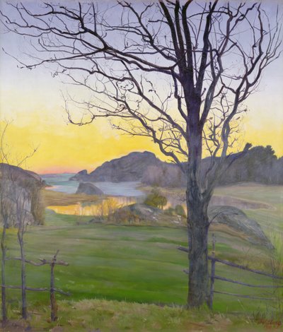 Paisagem de Outono de Harald Oscar Sohlberg
