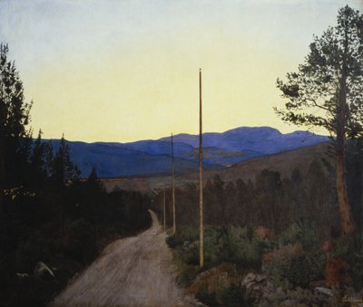 Cabeça de país, estrada rural de Harald Oscar Sohlberg