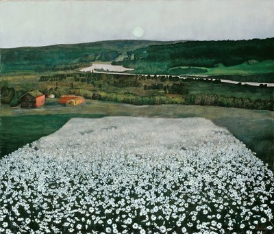 Prado de flores no norte de Harald Oscar Sohlberg