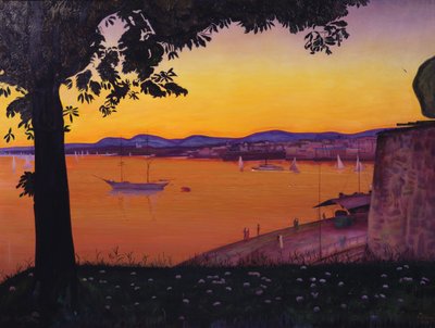 Do Forte Akershus (óleo sobre tela) de Harald Oscar Sohlberg