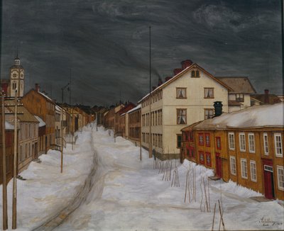 Mainstreet, Roros de Harald Oscar Sohlberg