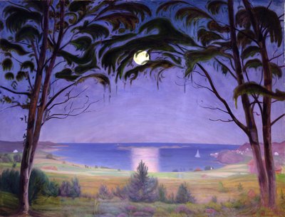 Luz da Lua, Nevlunghavn de Harald Oscar Sohlberg