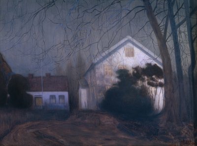 Atmosfera lunar de Harald Oscar Sohlberg