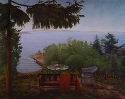 Noite de verão no fiorde de Oslo de Harald Oscar Sohlberg