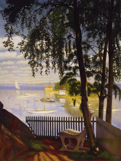 Domingo de Verão na baía de Nærsnes de Harald Oscar Sohlberg