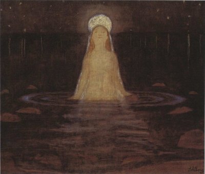 A sereia, 1897. de Harald Oscar Sohlberg