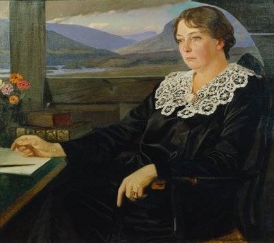 Autor Sigrid Undset de Harald Slott-Moller