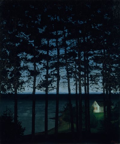 Casa dos Pescadores, 1906. de Harald Sohlberg