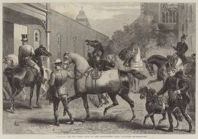 Chegadas para o Horse Show no Agricultural Hall, Islington de Harden Sidney Melville