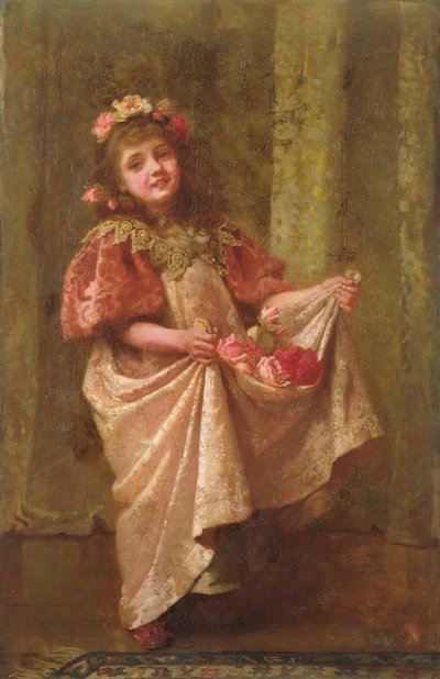 Um Presente de Rosas (óleo sobre tela) de Hariette Sutcliffe