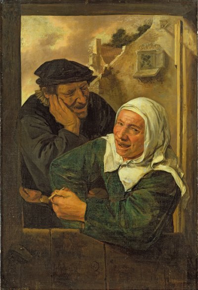 Casal idoso de Harmen Hals