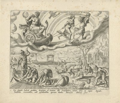 Luna, a lua, e os seus filhos
Os sete planetas (título da série) de Harmen Jansz Muller