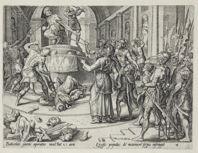 A destruição da casa de Baal de Harmen Jansz. Muller
