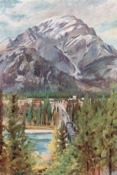 Cascade Mountain, Banff de Harold Copping