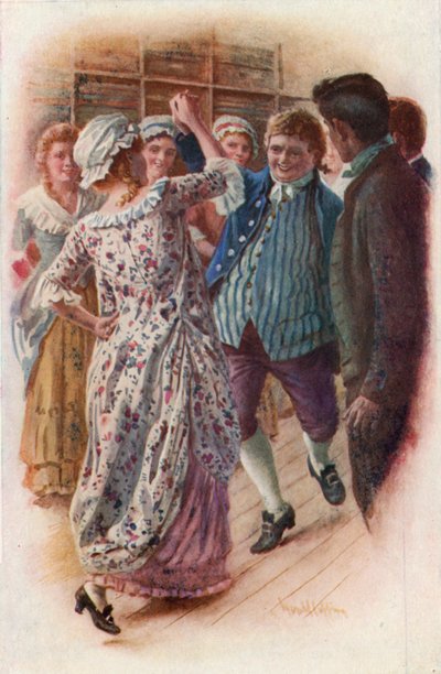Ilustração para A Christmas Carol de Charles Dickens de Harold Copping