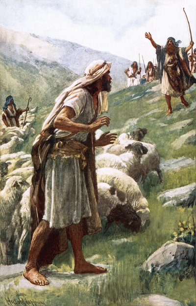 Jacó e Esaú de Harold Copping