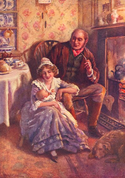 John e Dot Peerybingle de Harold Copping