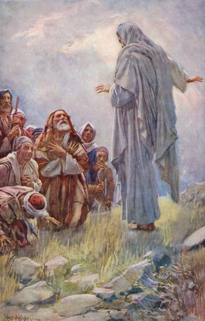 Novo Testamento: "Ensinai todas as nações" (litografia a cores) de Harold Copping