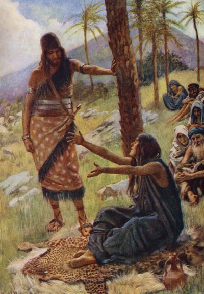 Antigo Testamento: Débora e Baraque (litografia a cores) de Harold Copping