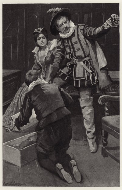 Petruchio começou a atacar novamente, dizendo que a tampa foi moldada em um porringer de Harold Copping