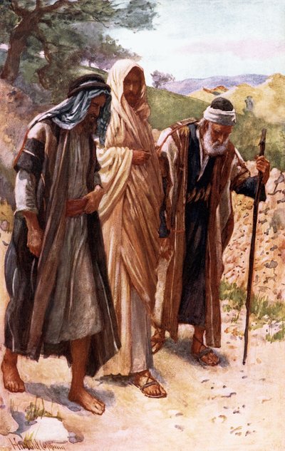 A caminhada para Emaús de Harold Copping