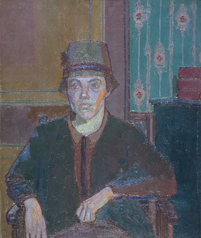 Uma senhora (óleo sobre tela) de Harold Gilman