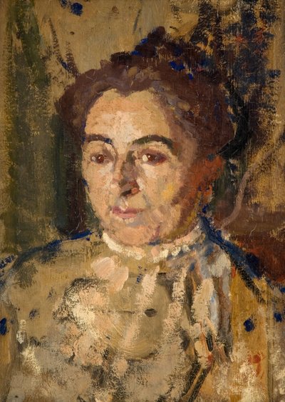 Estudo do retrato de uma mulher, 1908-1910. de Harold Gilman